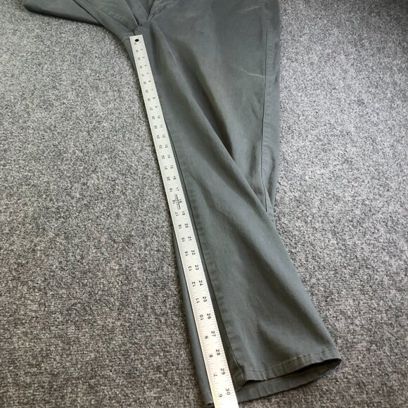 Peter Millar Pants Mens 40x30 Gray Five Pocket Golf Sateen Performance - Picture 9 of 14